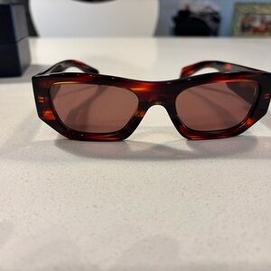Prada Brown Tortoiseshell Sunglasses